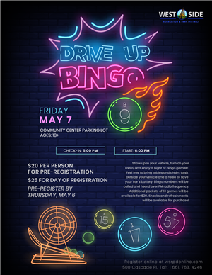 Drive Up Bingo May