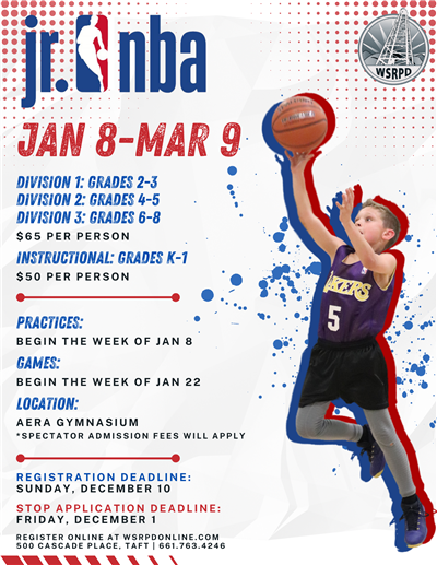 Jr. NBA Program Flyer