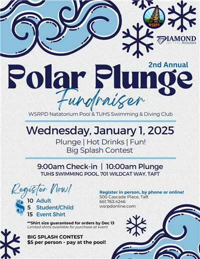 Flyer with info on the Polar Plunge event