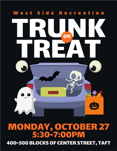 Flyer for Trunk or Treat 2025